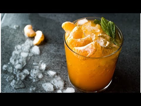 Delicioso mojito de mandarina para combatir el calor