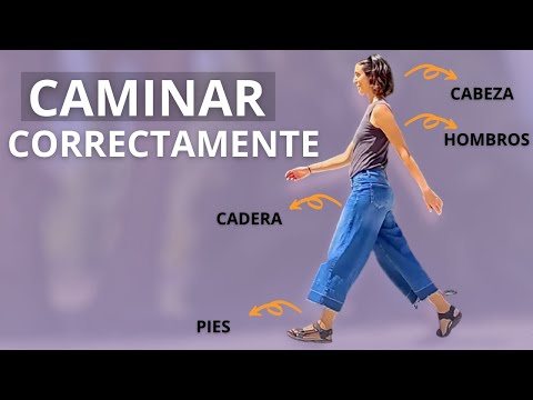 ¿Cuál es la postura correcta al caminar?