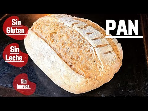 ¿Cómo hacer un pan sin amasado y sin gluten?