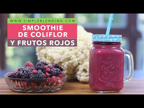 5 maneras de preparar batido de coliflor