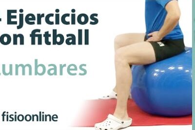 4 ejercicios de fitball para los lumbares