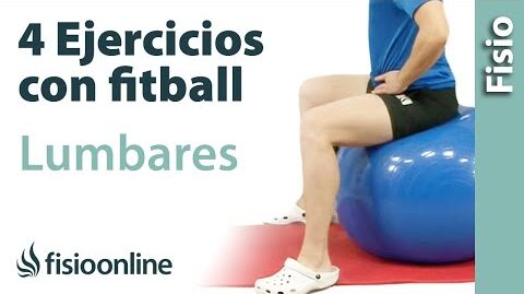 4 ejercicios de fitball para los lumbares