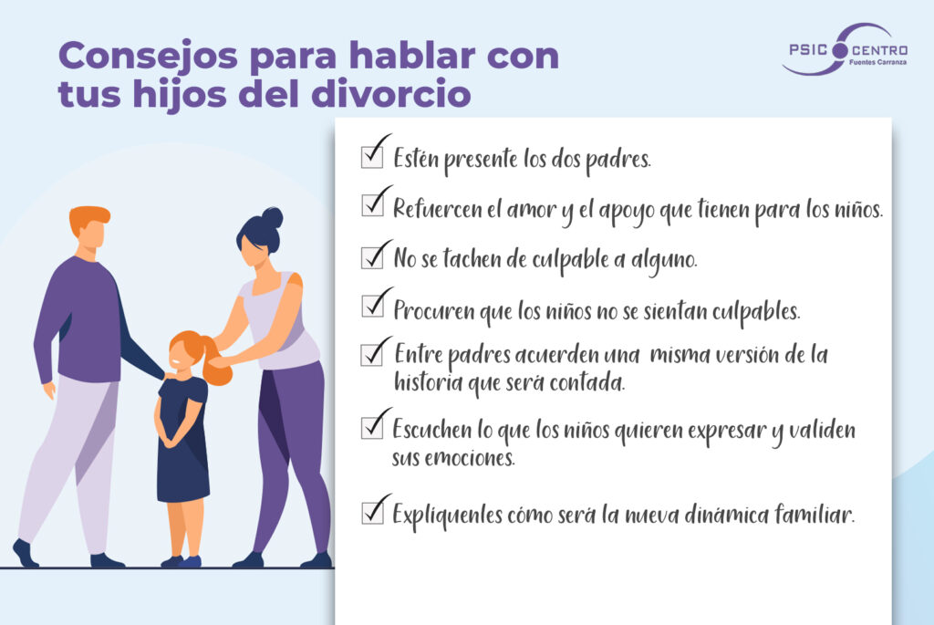 7 Consejos para Hablar con tus Hijos Sobre el Divorcio