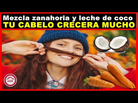Coco y zanahoria para el crecimiento de tu pelo