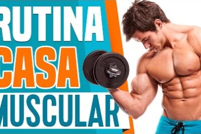 Tres rutinas de ejercicios para construir musculo en casa