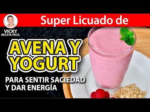 Batidos con yogur saciantes para la merienda