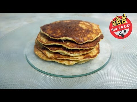 Hot cakes de banana sin gluten con dos ingredientes Hot cakes de banana sin gluten con dos ingredientes