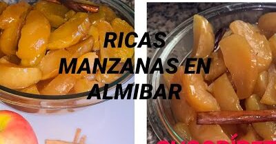 ¿Cómo preparar manzanas en almíbar?