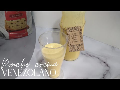 Cómo hacer un rico ponche de crema casero