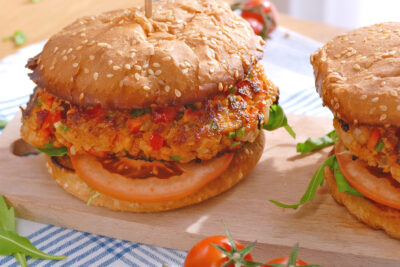 Receta de Hamburguesa de Soya Vegana y Deliciosa